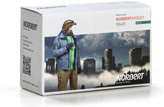 Norbert Midget 10x25 Green Line Binocular - Image 6
