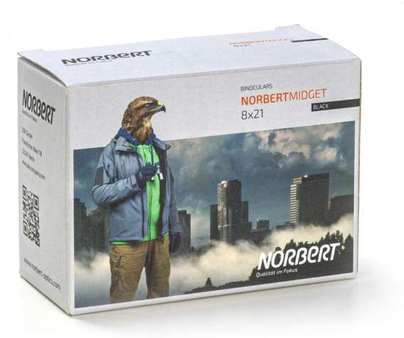 Norbert Midget 8x21 Black Line Binocular - Image 6